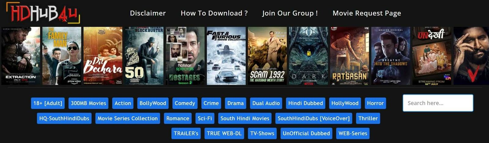 HDHub4u Nit Free Download HD Movies in Hindi Dubbed